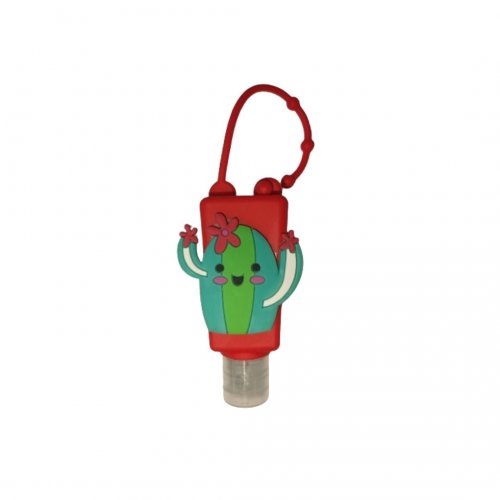 Puckator Αντισηπτικό Gel Χεριών με Περίβλημα Σιλικόνης Cactus, 29ml